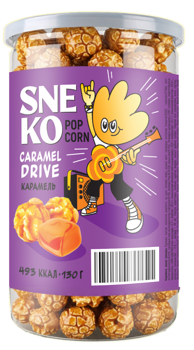 Попкорн Sneko со вкусом карамели