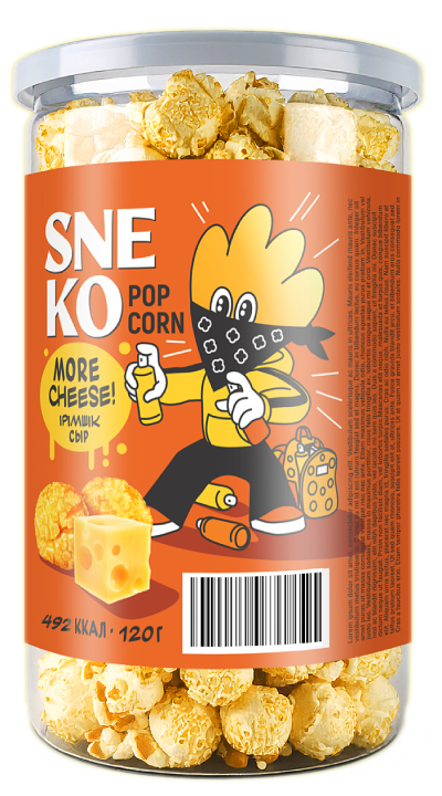 Попкорн Sneko со вкусом сыра